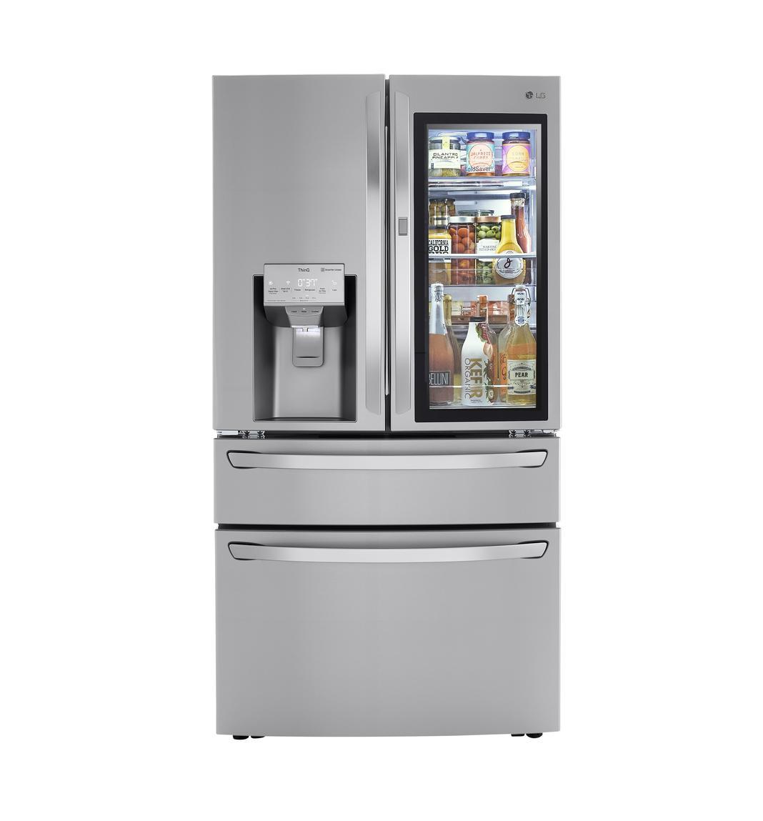 LG - 35.8 Inch 22.5 cu. ft French Door Refrigerator in Stainless - LRMVC2306S