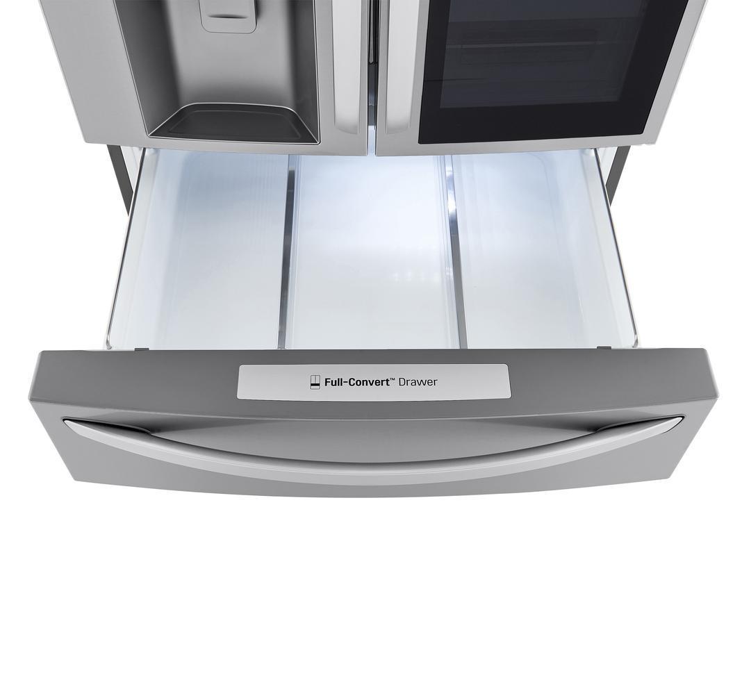 LG - 35.8 Inch 22.5 cu. ft French Door Refrigerator in Stainless - LRMVC2306S