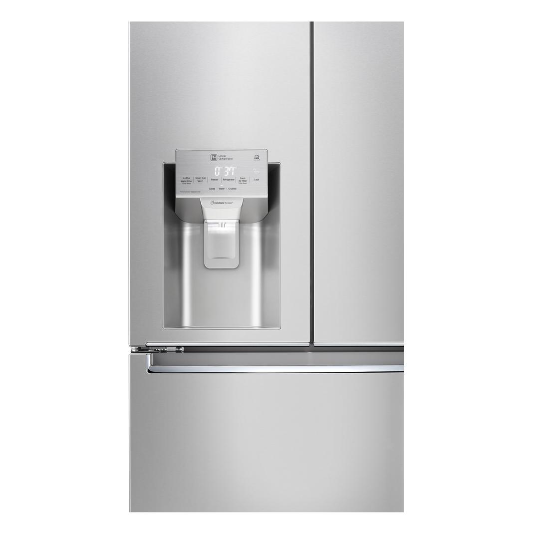 LG - 32.9 Inch 18.3 cu. ft French Door Refrigerator in Stainless - LRMXC1803S