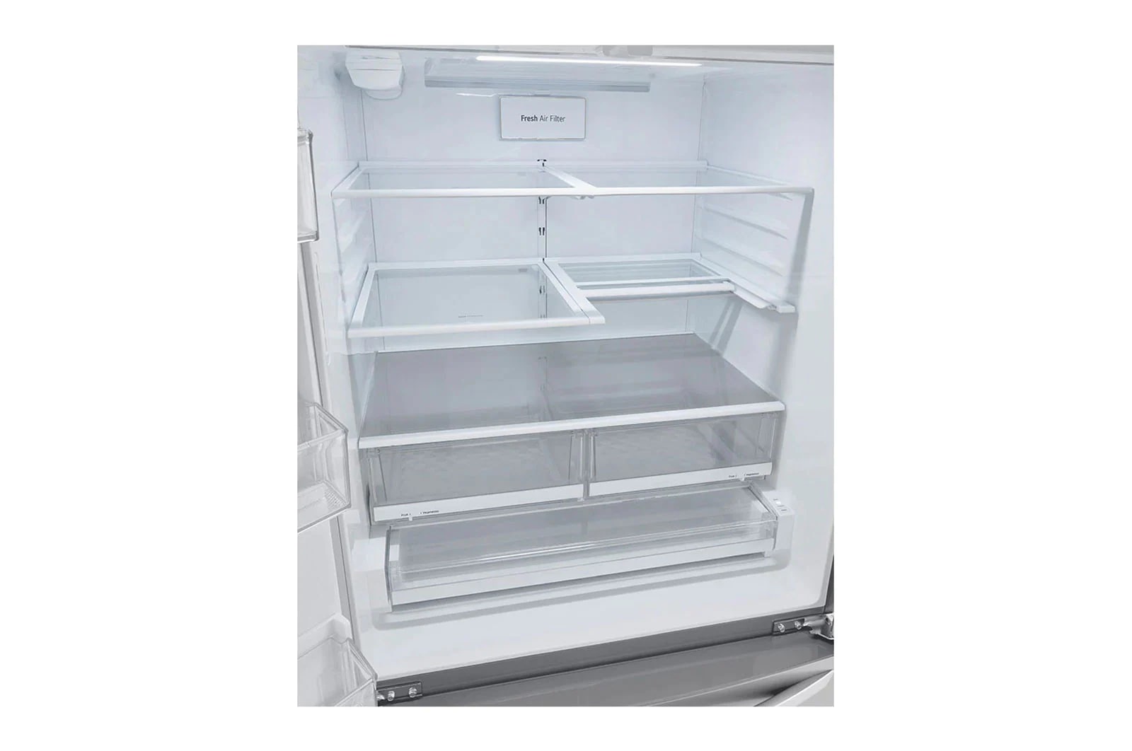 LG - 35.75 Inch 27.8 cu. ft French Door Refrigerator in Stainless - LRMXS2806S
