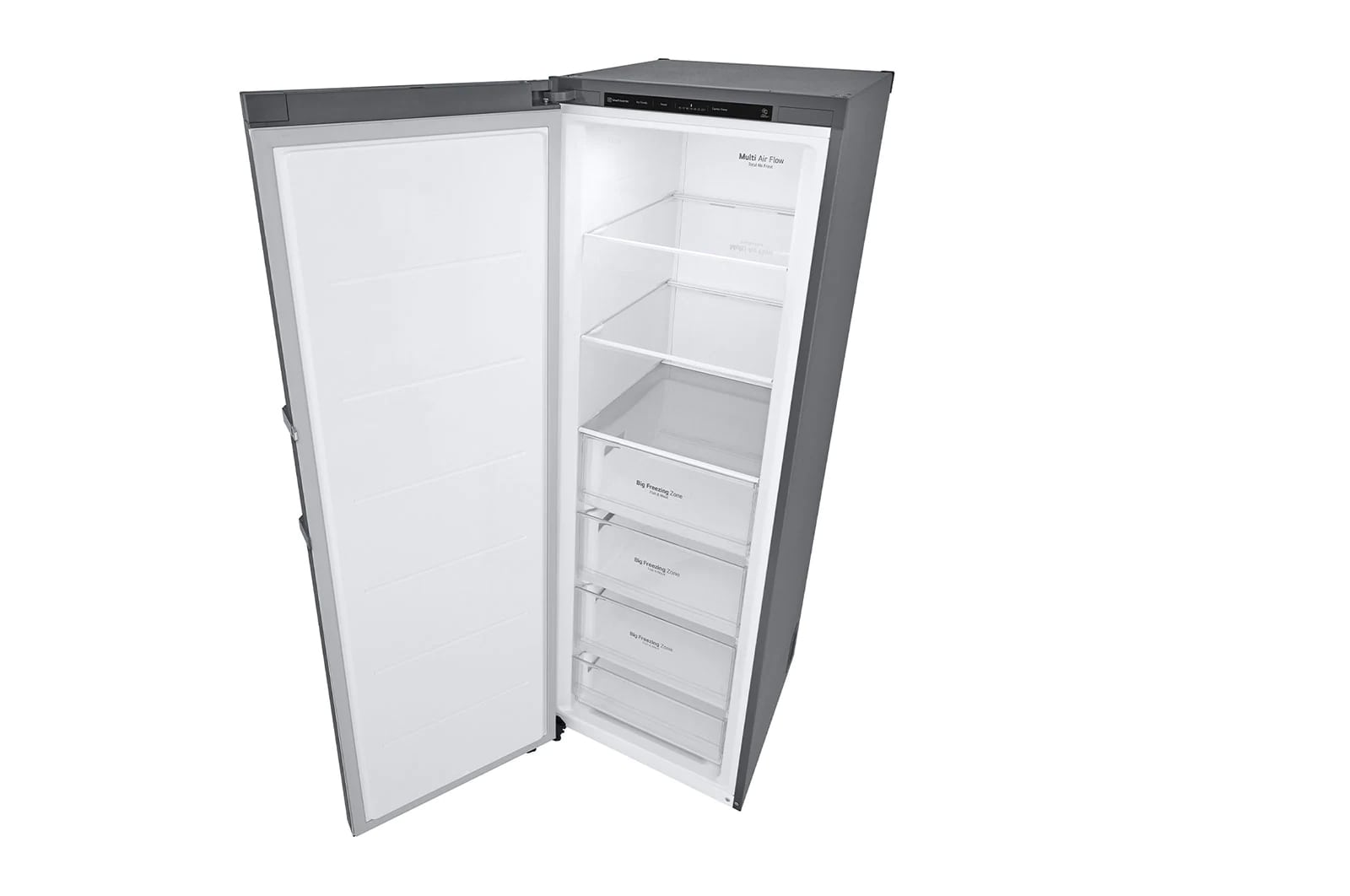 LG - 11.4 cu. Ft Upright Freezer in Silver - LROFC1104V