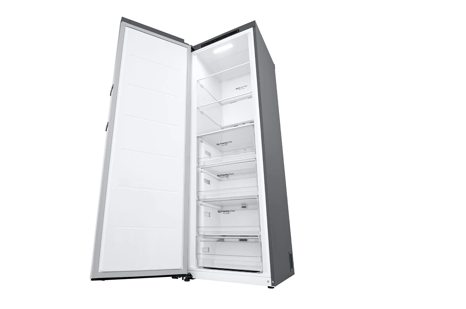LG - 11.4 cu. Ft Upright Freezer in Silver - LROFC1104V