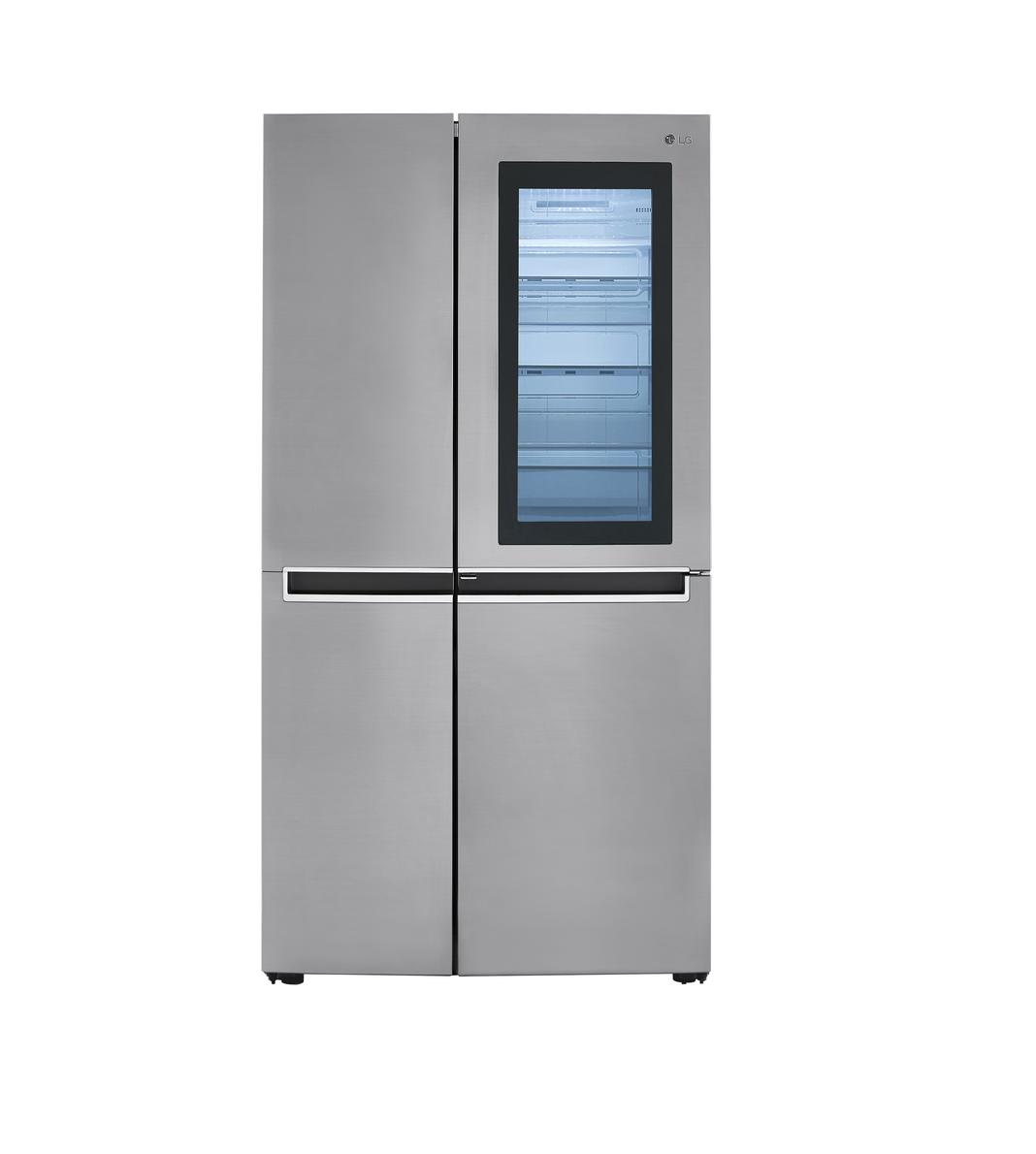 LG - 35.8 Inch 26.8 cu. ft Side by Side Refrigerator in Stainless - LRSES2706V