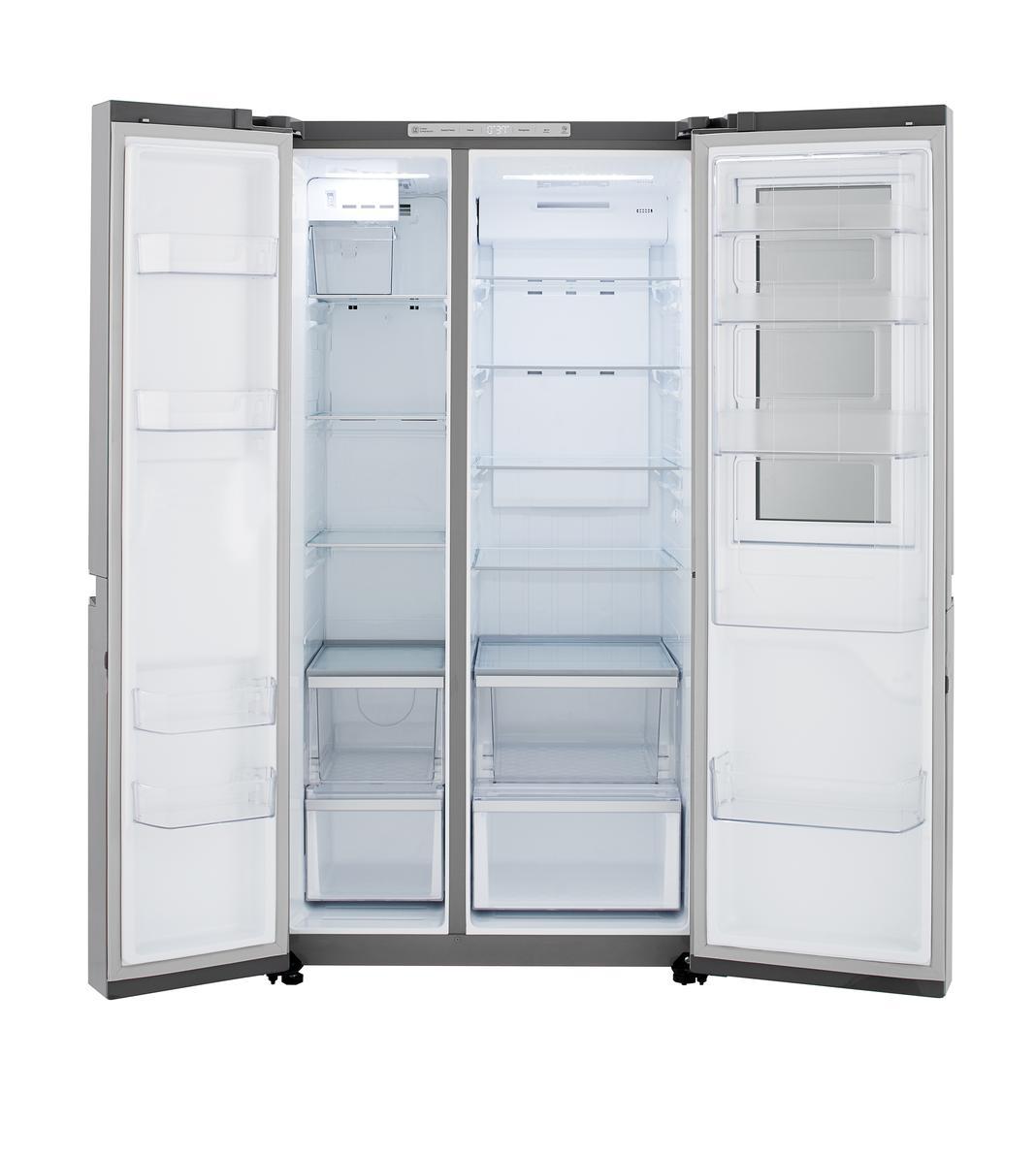 LG - 35.8 Inch 26.8 cu. ft Side by Side Refrigerator in Stainless - LRSES2706V