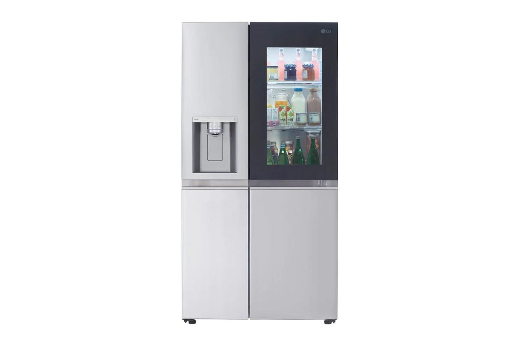 LG - 35.875 Inch 27 cu. ft Side by Side Refrigerator in Stainless - LRSOS2706S