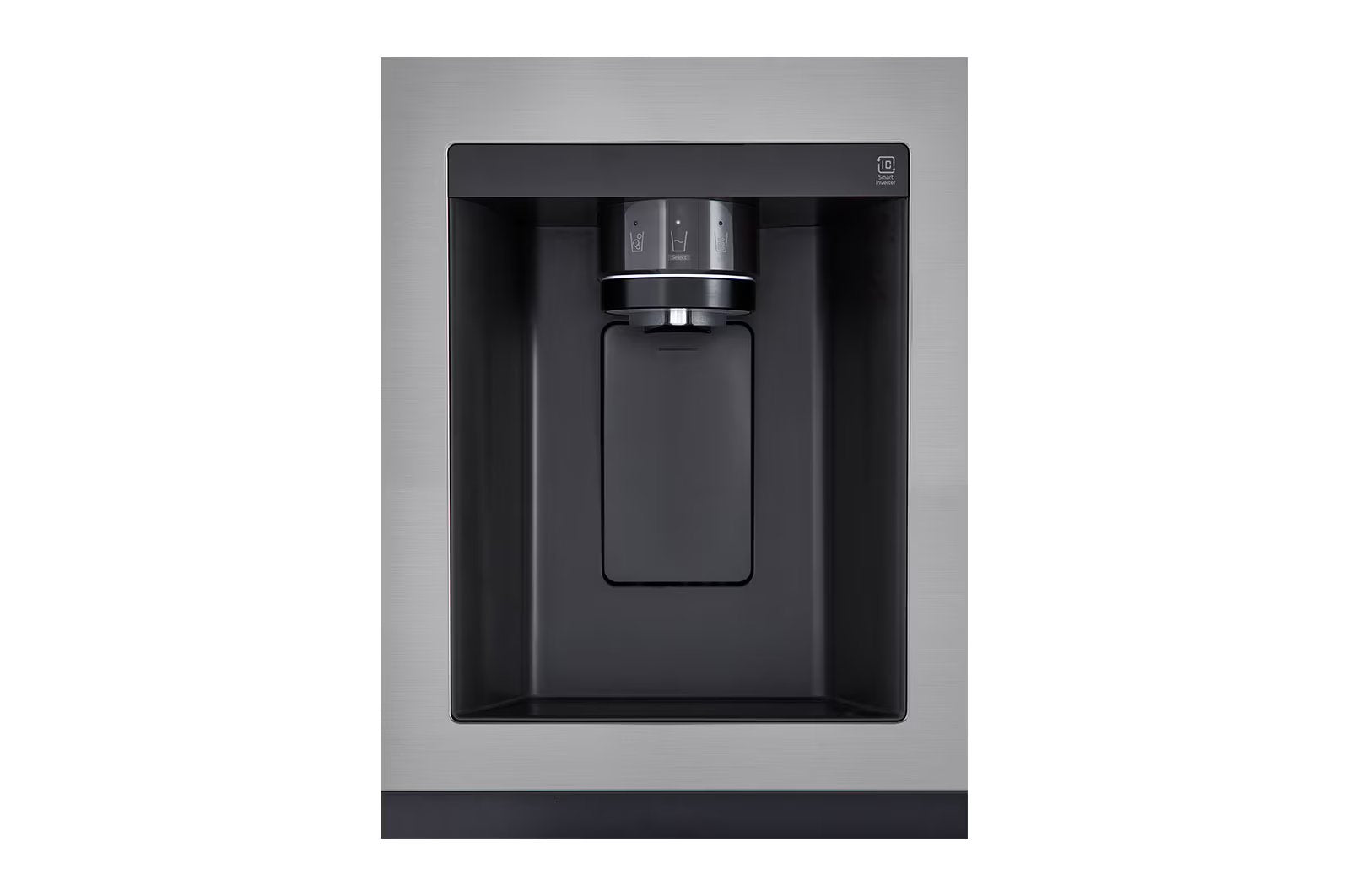 LG - 35.875 Inch 27.1 cu. ft Side by Side Refrigerator in Silver - LRSXS2706V