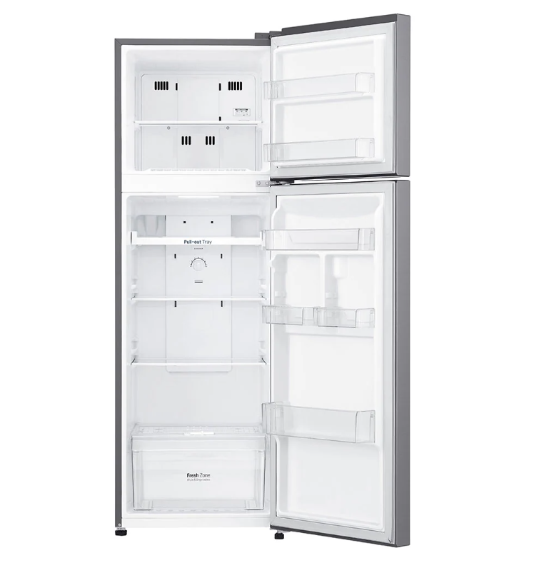 LG - 22 Inch 9 cu. ft Top Mount Refrigerator in Stainless - LRTNC0915V