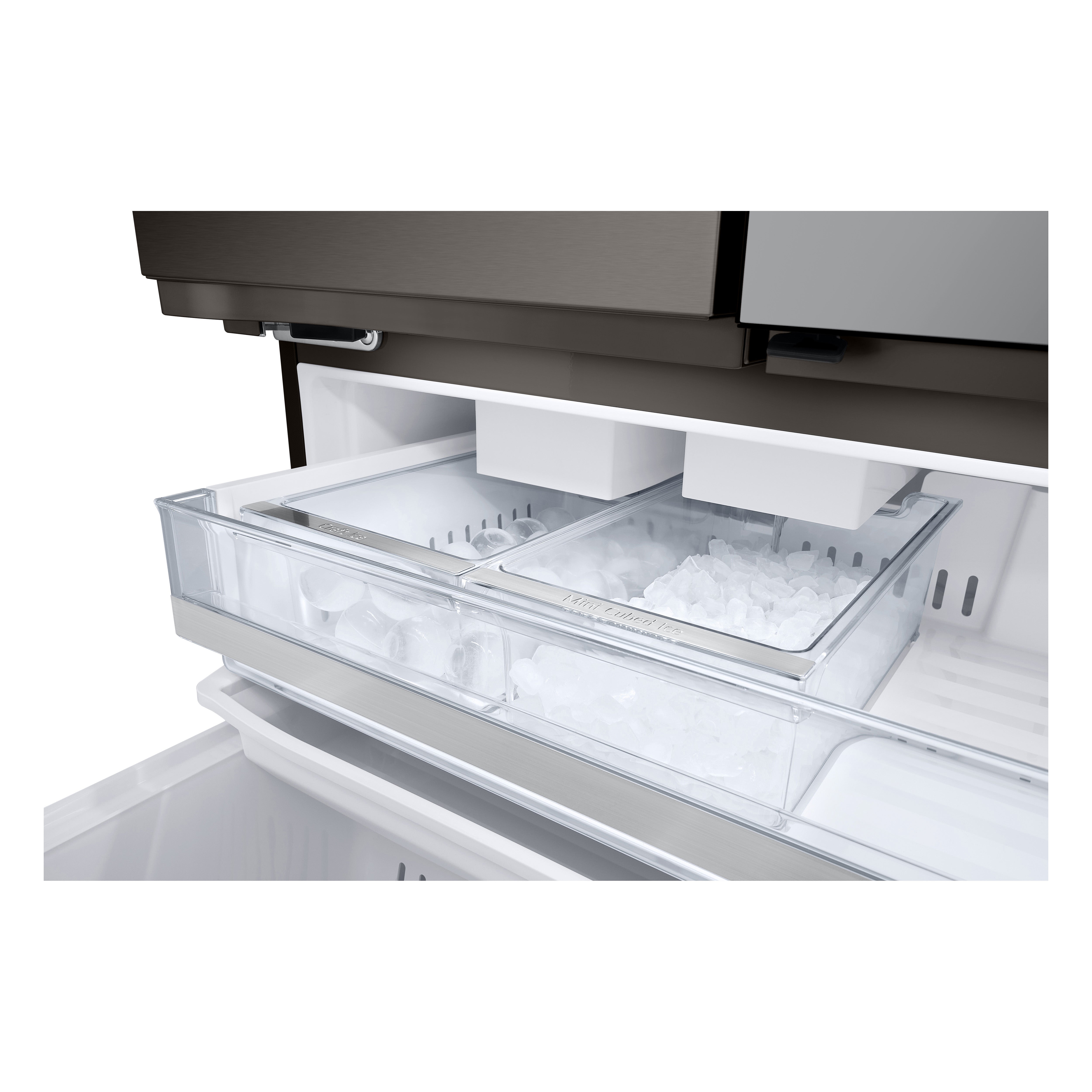 LG - 35.8 Inch 25.5 cu. ft French Door Refrigerator in Black Stainless - LRYKC2606D