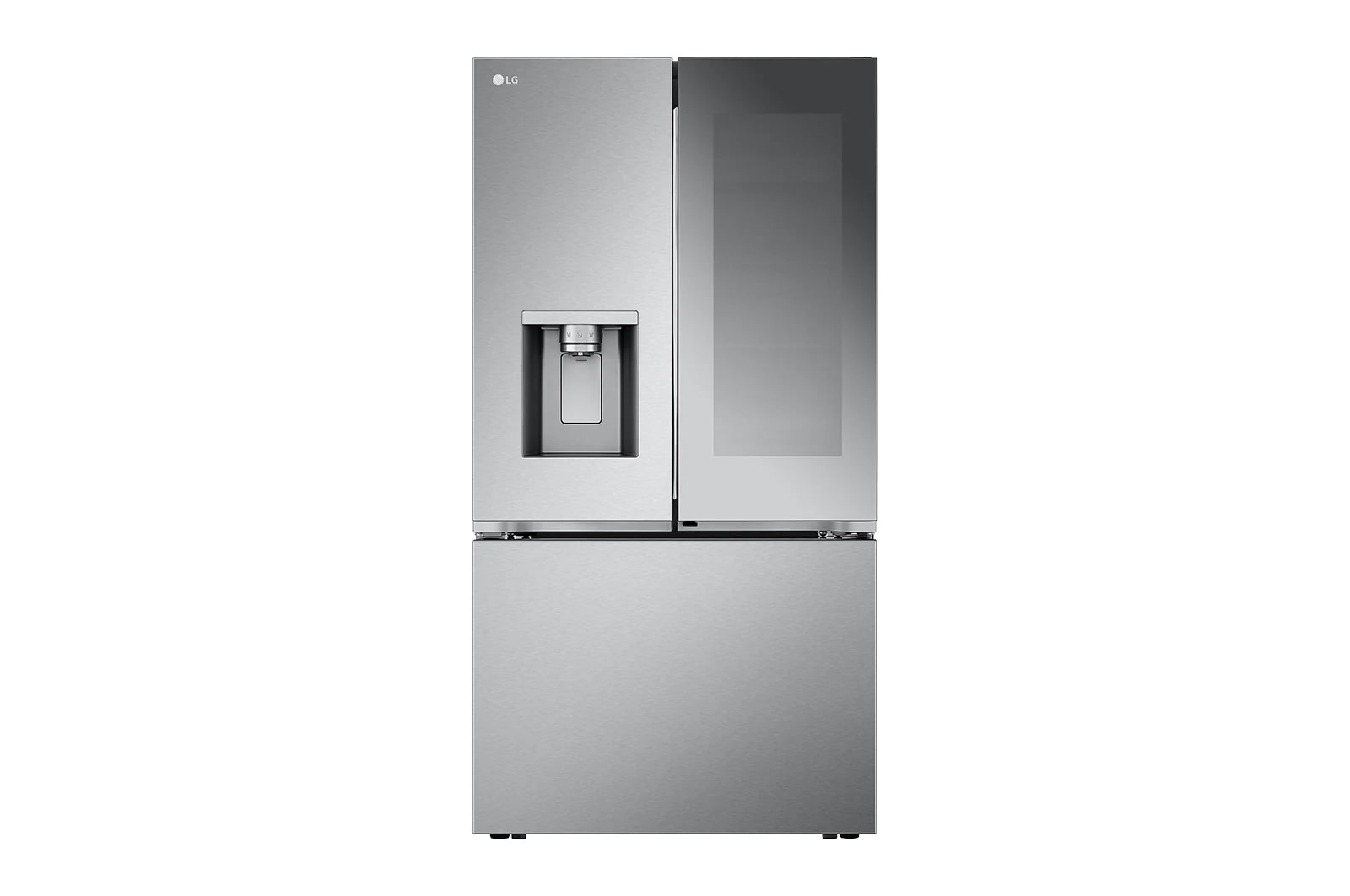 LG - 35.75 Inch 26 cu. ft French Door Refrigerator in Stainless - LRYKC2606S