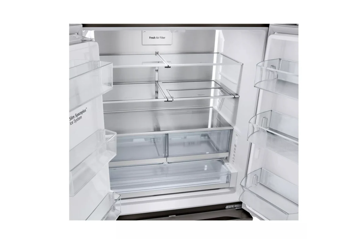 LG - 36 Inch 25.5 cu. ft French Door Refrigerator in Black Stainless - LRYXC2606D