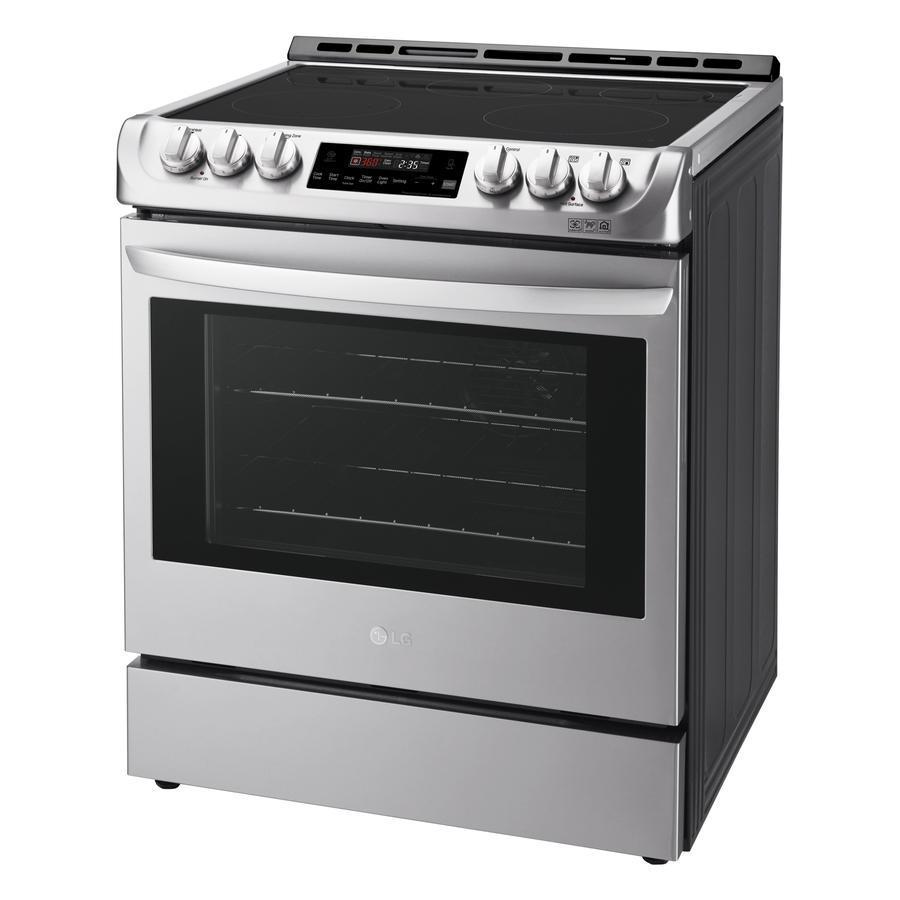 LG - 6.3 cu. ft Electric Range in Stainless - LSE4611ST