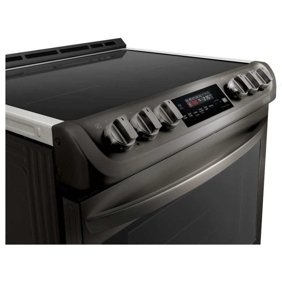 LG - 6.3 cu. ft Induction Range in Black Stainless - LSE4616BD