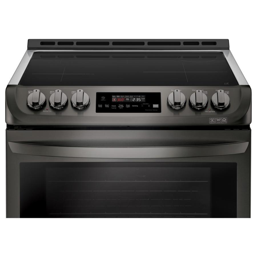 LG - 6.3 cu. ft Induction Range in Black Stainless - LSE4616BD