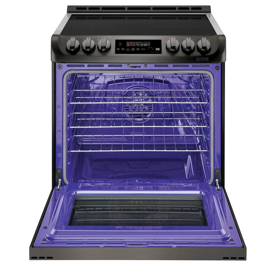 LG - 6.3 cu. ft Induction Range in Black Stainless - LSE4616BD