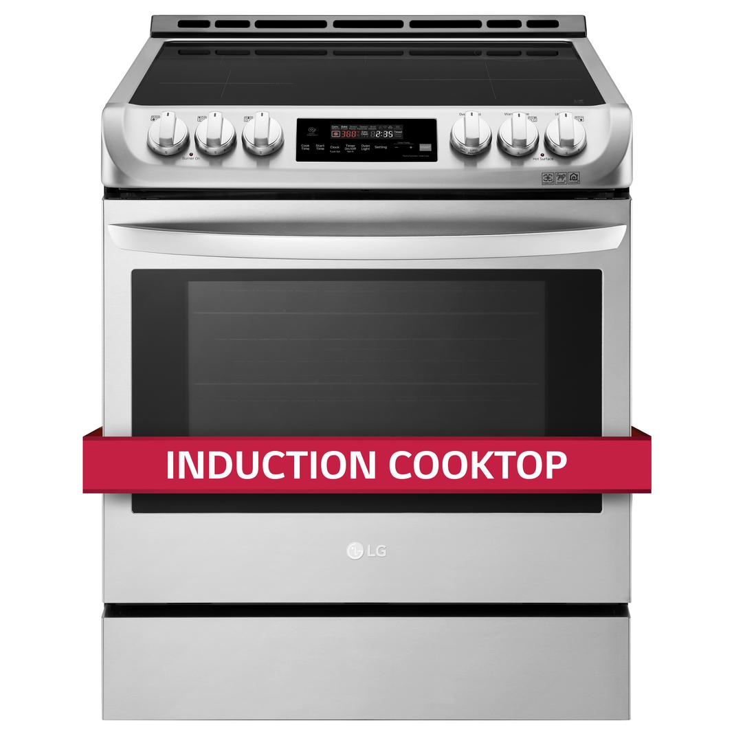LG - 6.3 cu. ft Induction Range in Stainless - LSE4616ST