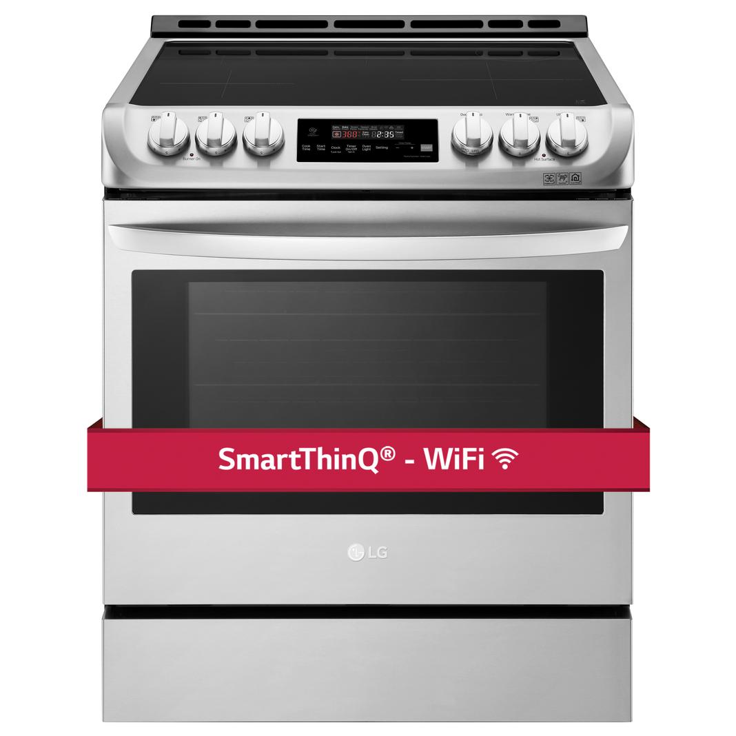 LG - 6.3 cu. ft Induction Range in Stainless - LSE4616ST