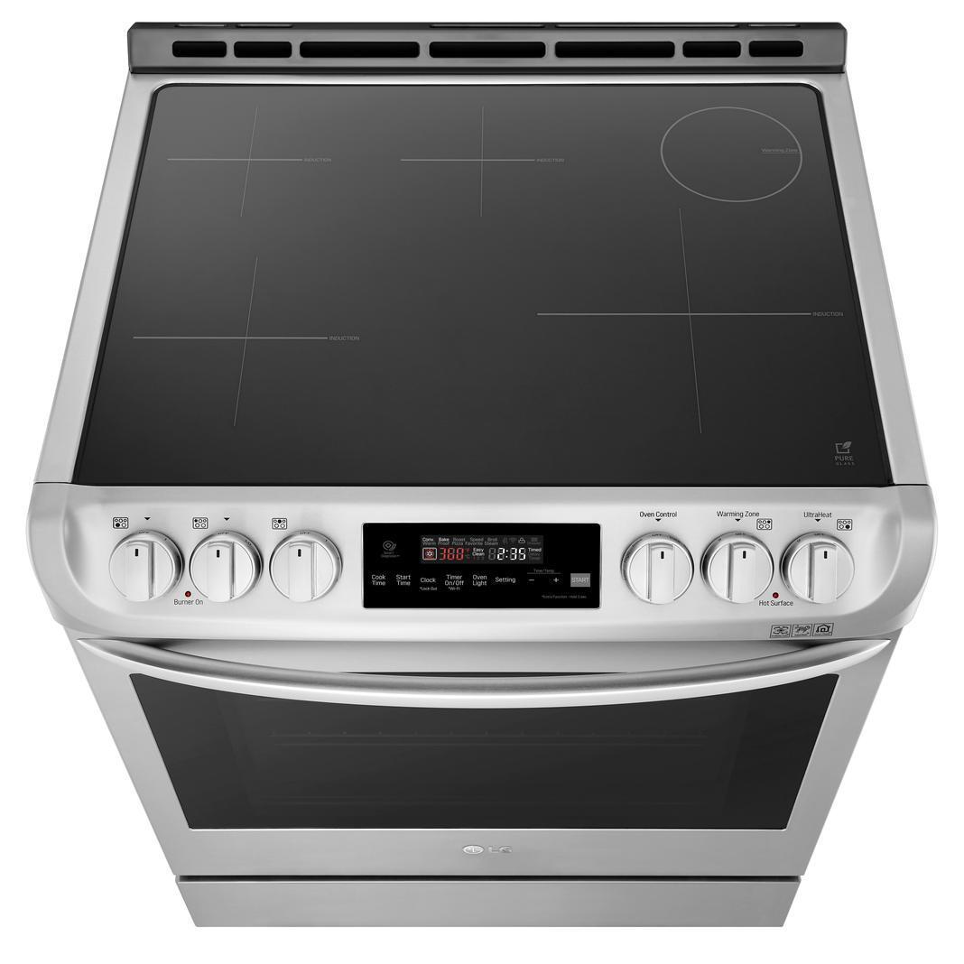 LG - 6.3 cu. ft Induction Range in Stainless - LSE4616ST