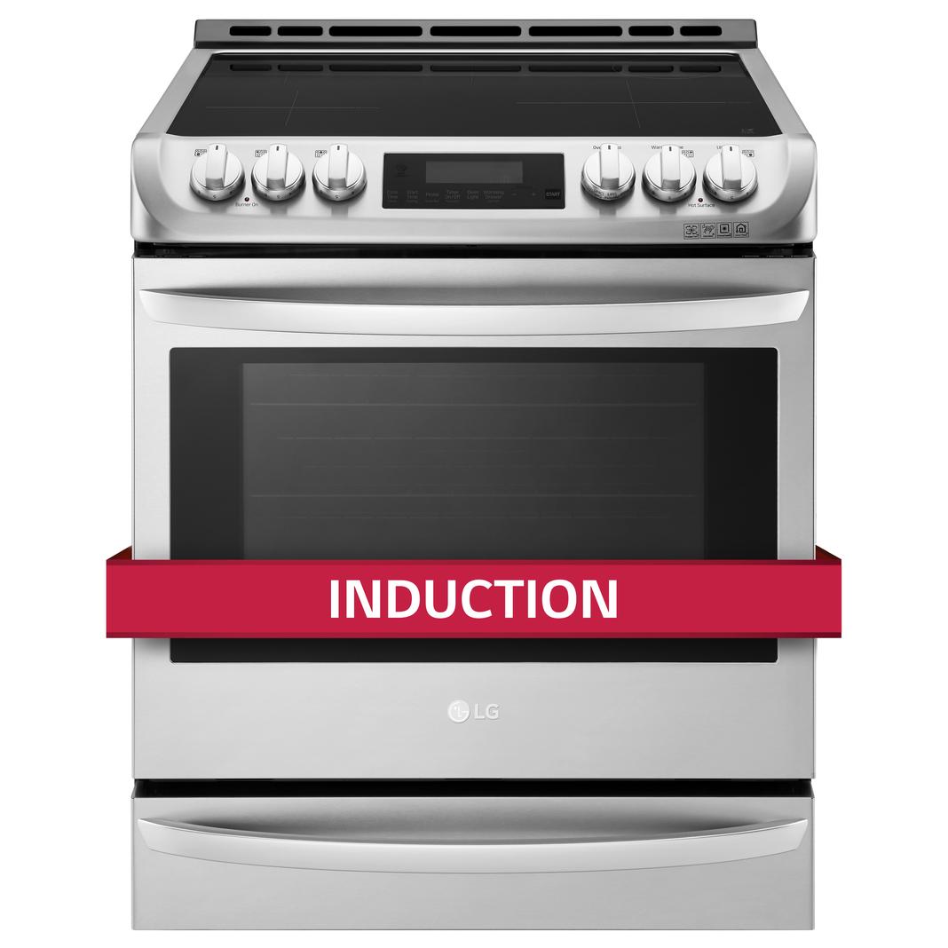 LG - 6.3 cu. ft Induction Range in Stainless - LSE4617ST