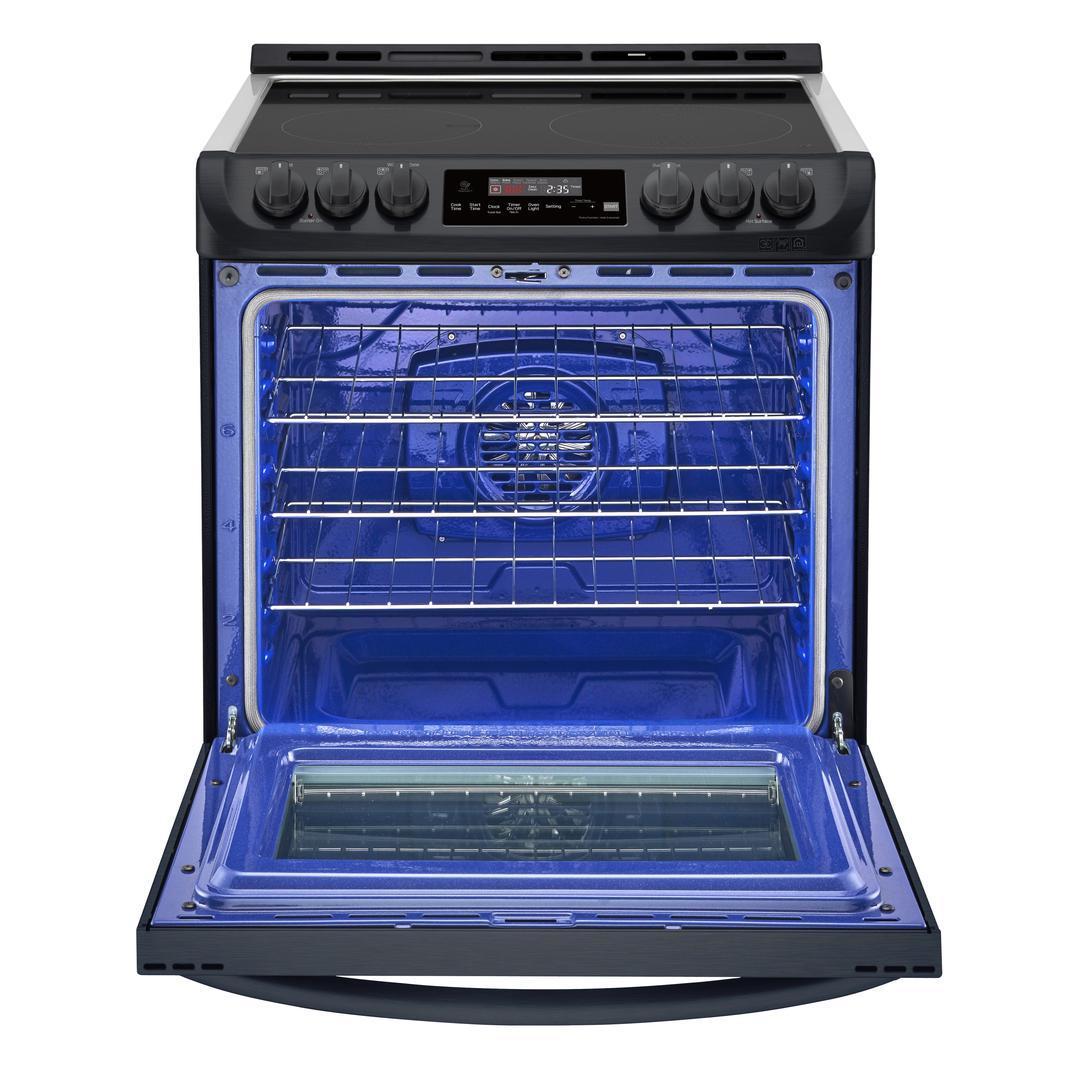 LG - 6.3 cu. ft Electric Range in Black - LSE5613BM