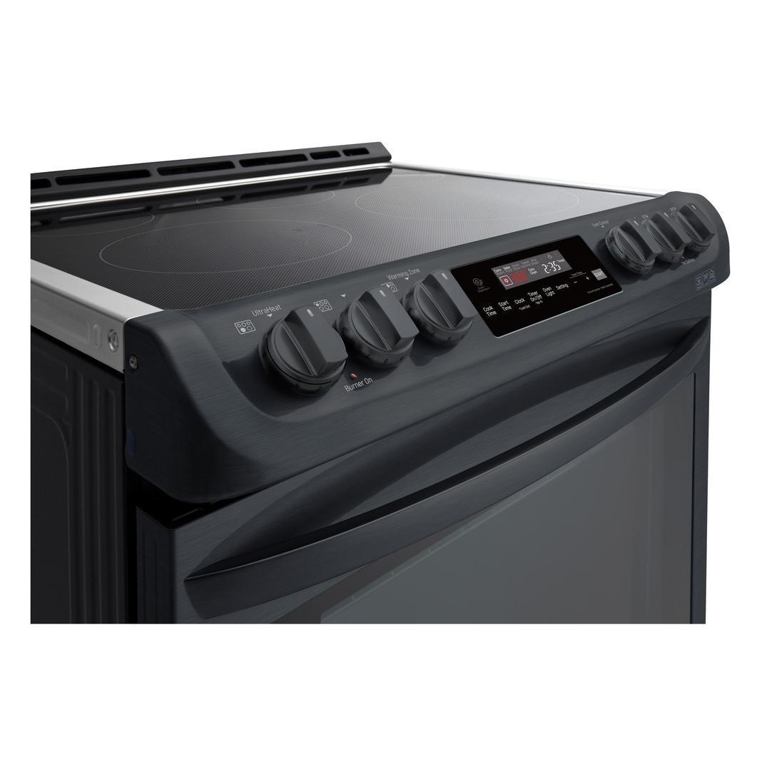 LG - 6.3 cu. ft Electric Range in Black - LSE5613BM