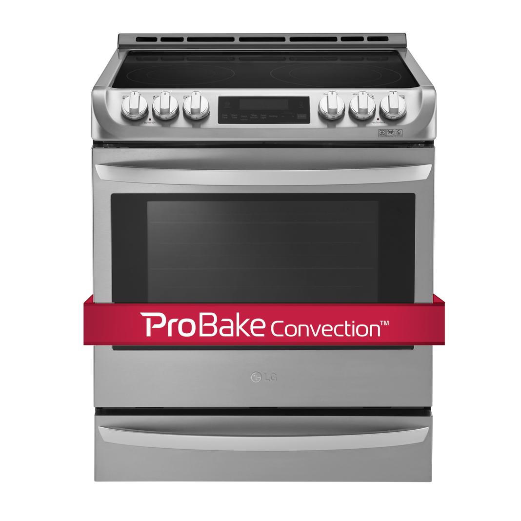 LG - 6.3 cu. ft Electric Range in Stainless - LSE5613ST