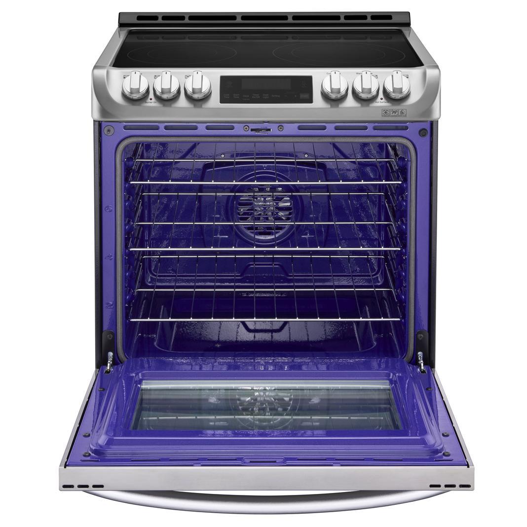 LG - 6.3 cu. ft Electric Range in Stainless - LSE5613ST