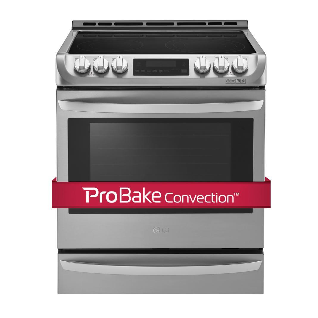 LG - 6.3 cu. ft Electric Range in Stainless - LSE5615ST