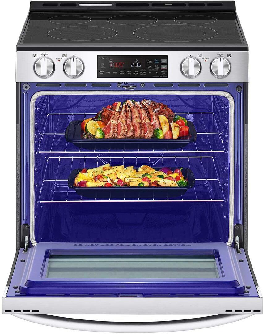 LG - 6.3 cu. ft Electric Range in Stainless - LSEL6331F