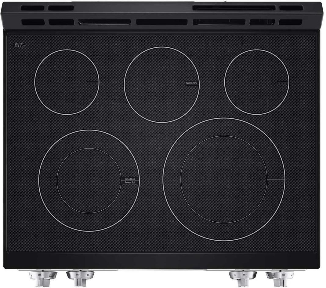 LG - 6.3 cu. ft Electric Range in Stainless - LSEL6331F
