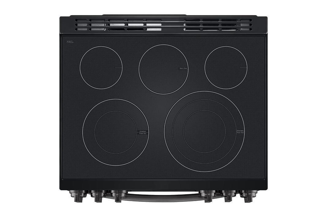 LG - 6.3 cu. ft Electric Range in Black Stainless - LSEL6333D