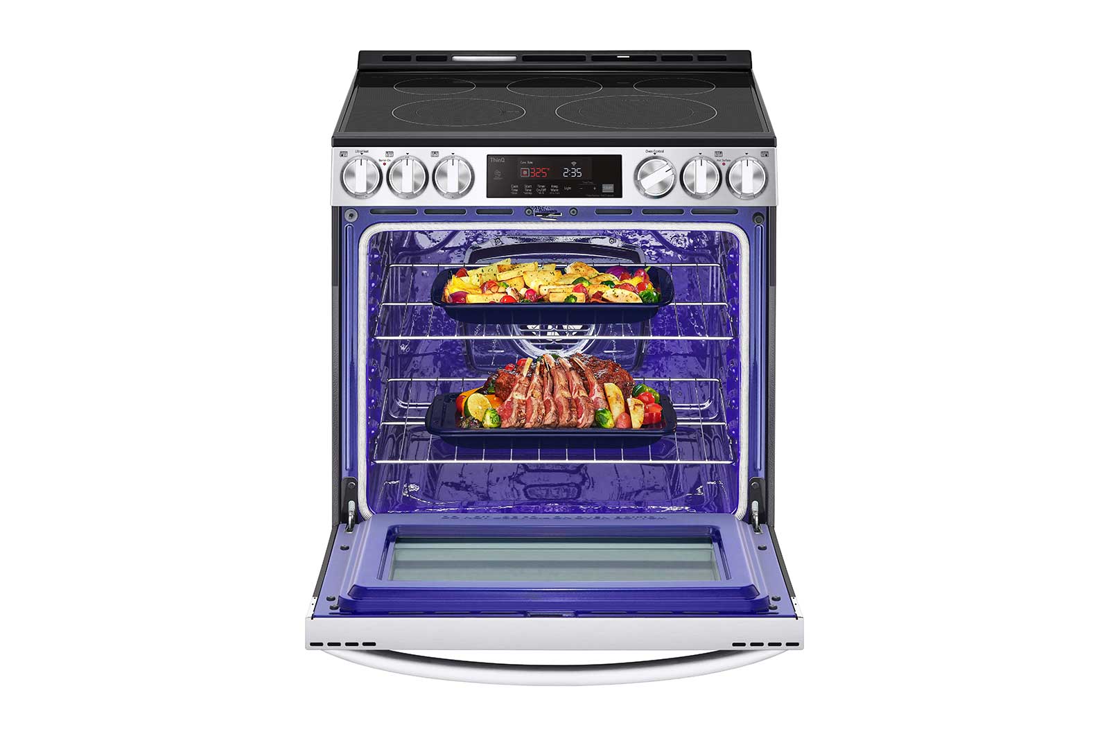 LG - 6.3 cu. ft Electric Range in Stainless - LSEL6333F