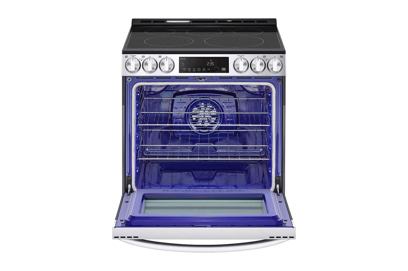 LG - 6.3 cu. ft Electric Range in Stainless - LSEL6333F