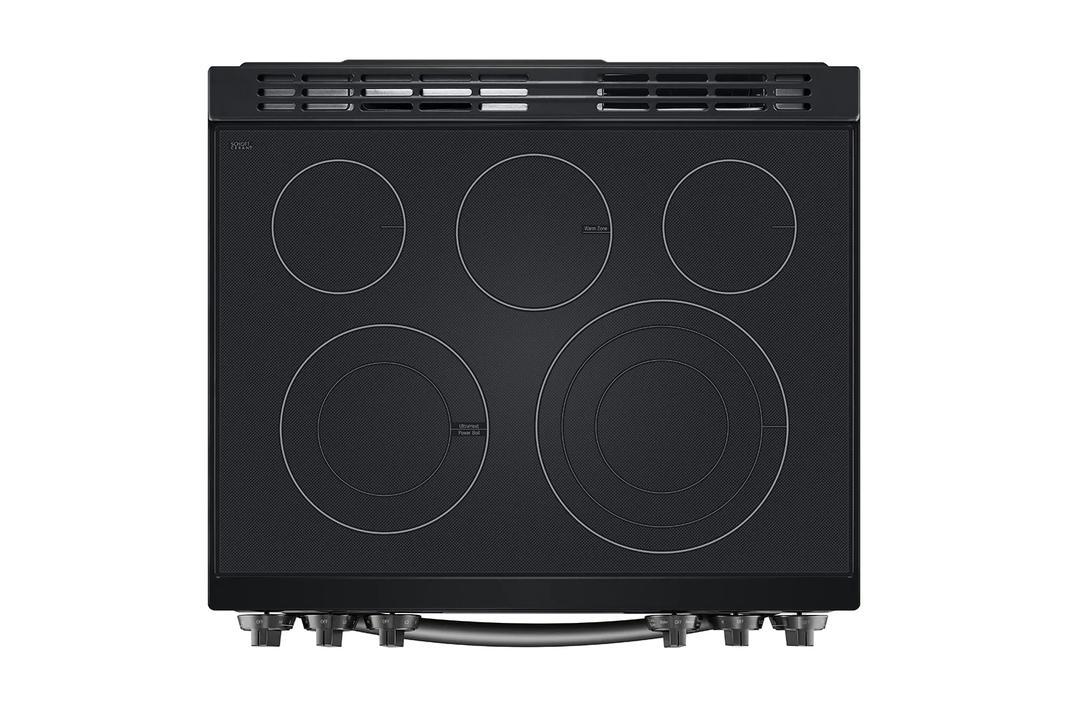 LG - 6.3 cu. ft Electric Range in Black Stainless (Open Box) - LSEL6335D