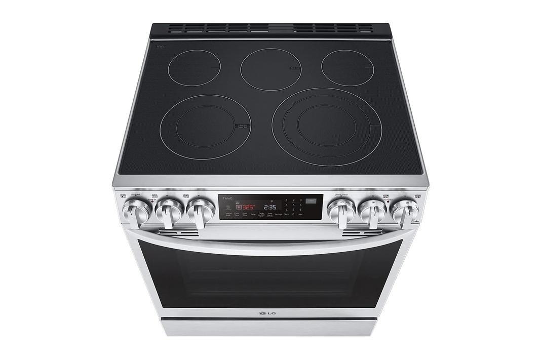 LG - 6.3 cu. ft Electric Range in Stainless - LSEL6335F