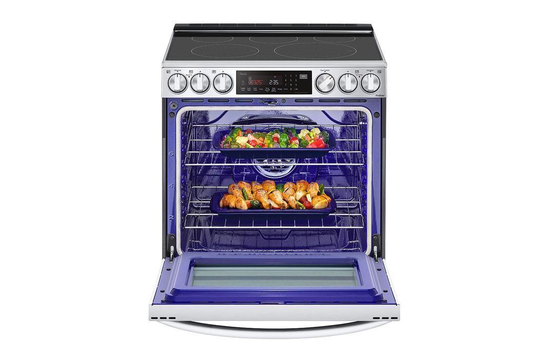 LG - 6.3 cu. ft Electric Range in Stainless - LSEL6337F