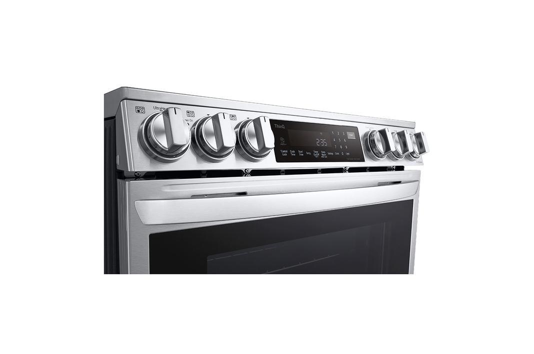 LG - 6.3 cu. ft Electric Range in Stainless - LSEL6337F