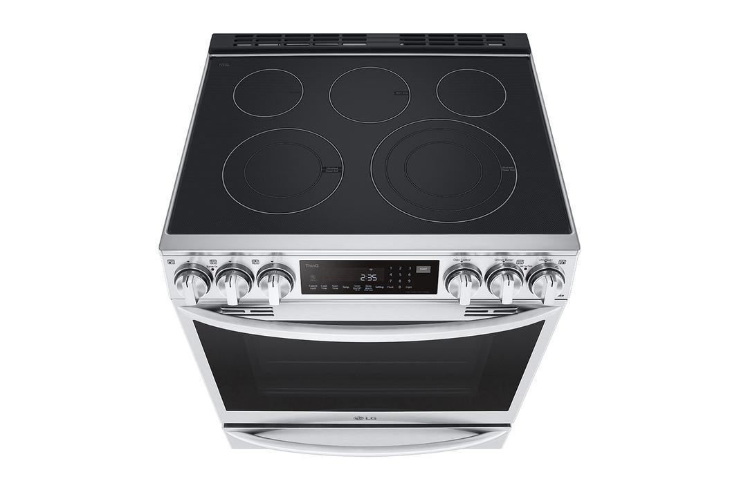 LG - 6.3 cu. ft Electric Range in Stainless - LSEL6337F