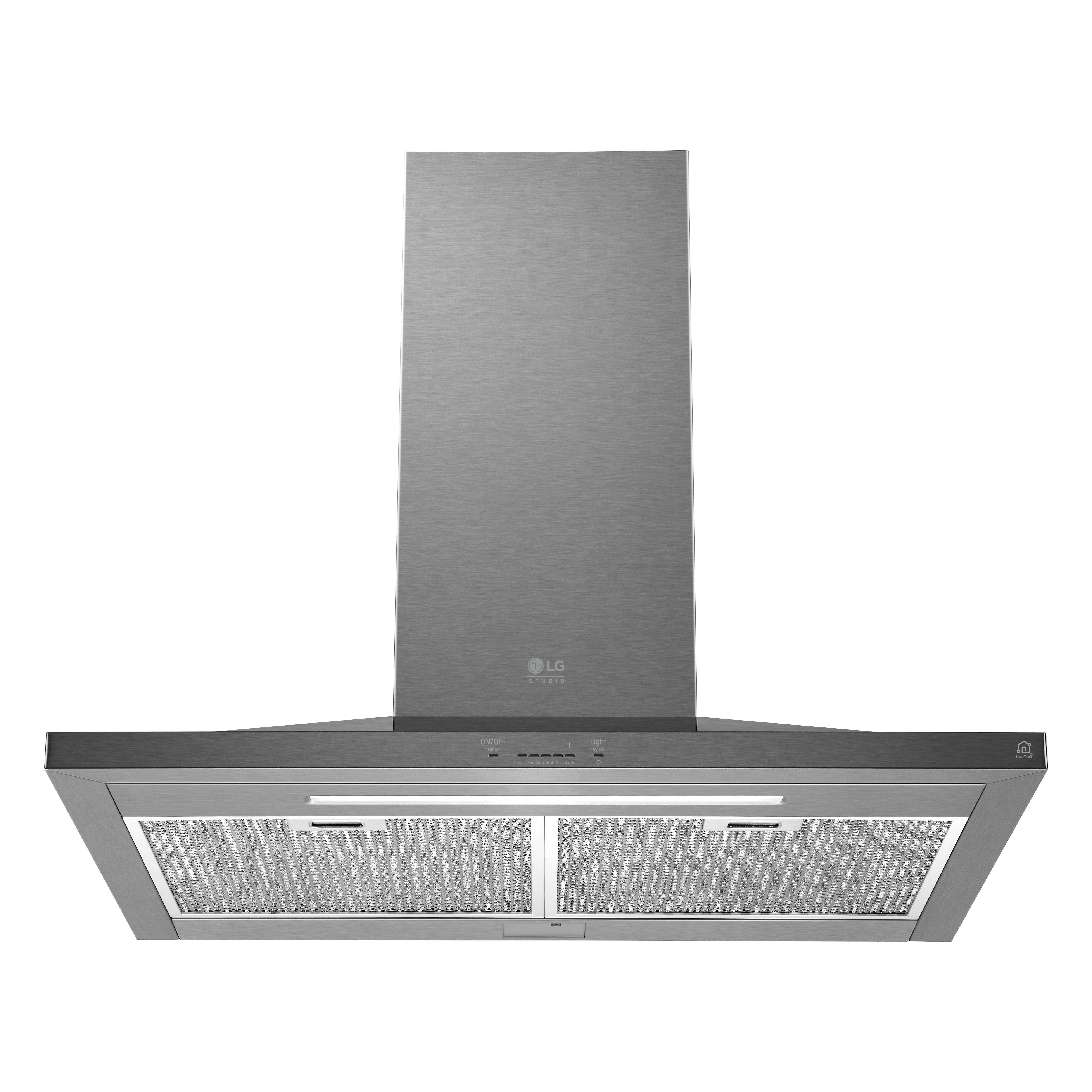 LG - 29.9 Inch 600 CFM Wall Mount and Chimney Range Vent in Stainless - LSHD3080ST