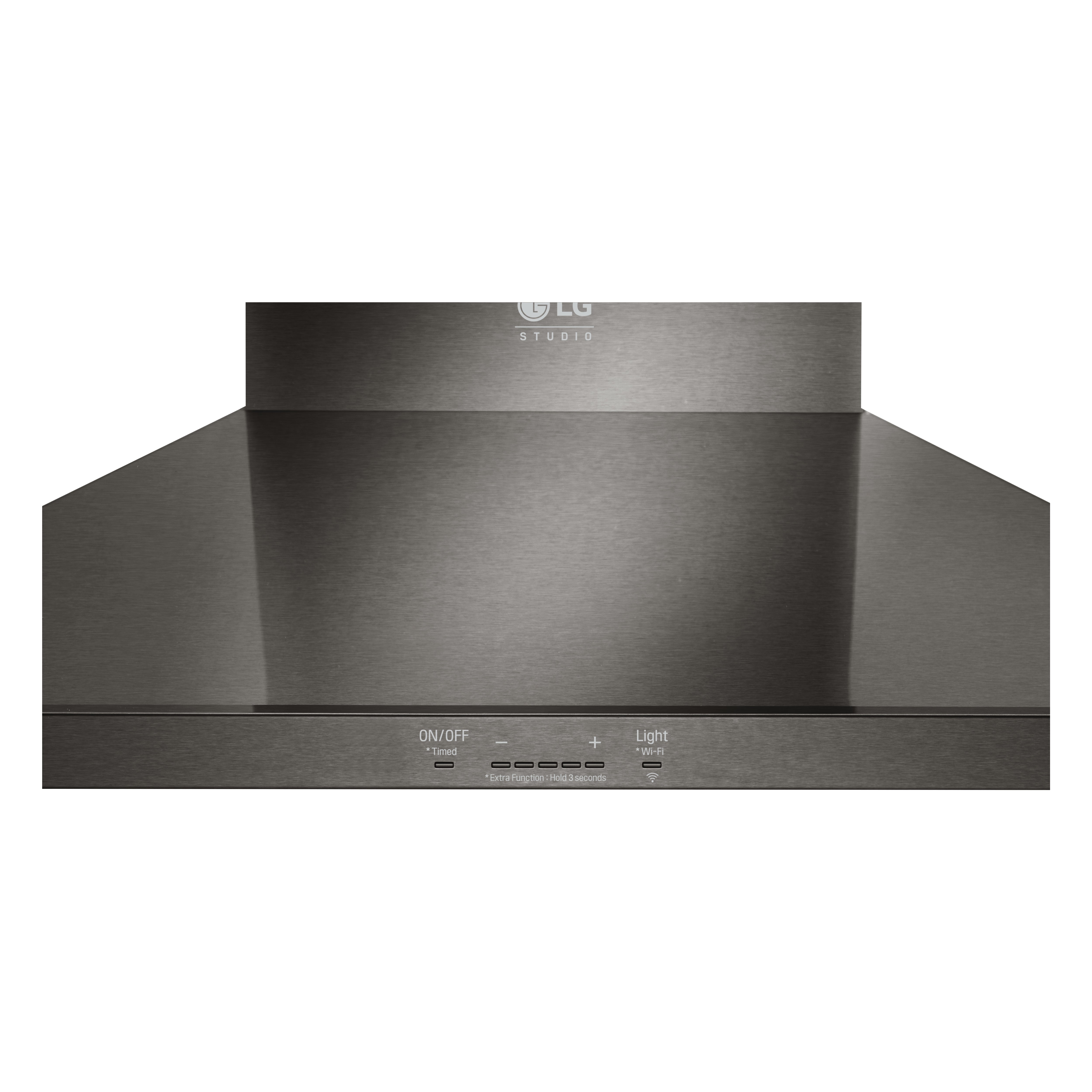 LG - 29.9 Inch 600 CFM Wall Mount and Chimney Range Vent in Black Stainless - LSHD3089BD