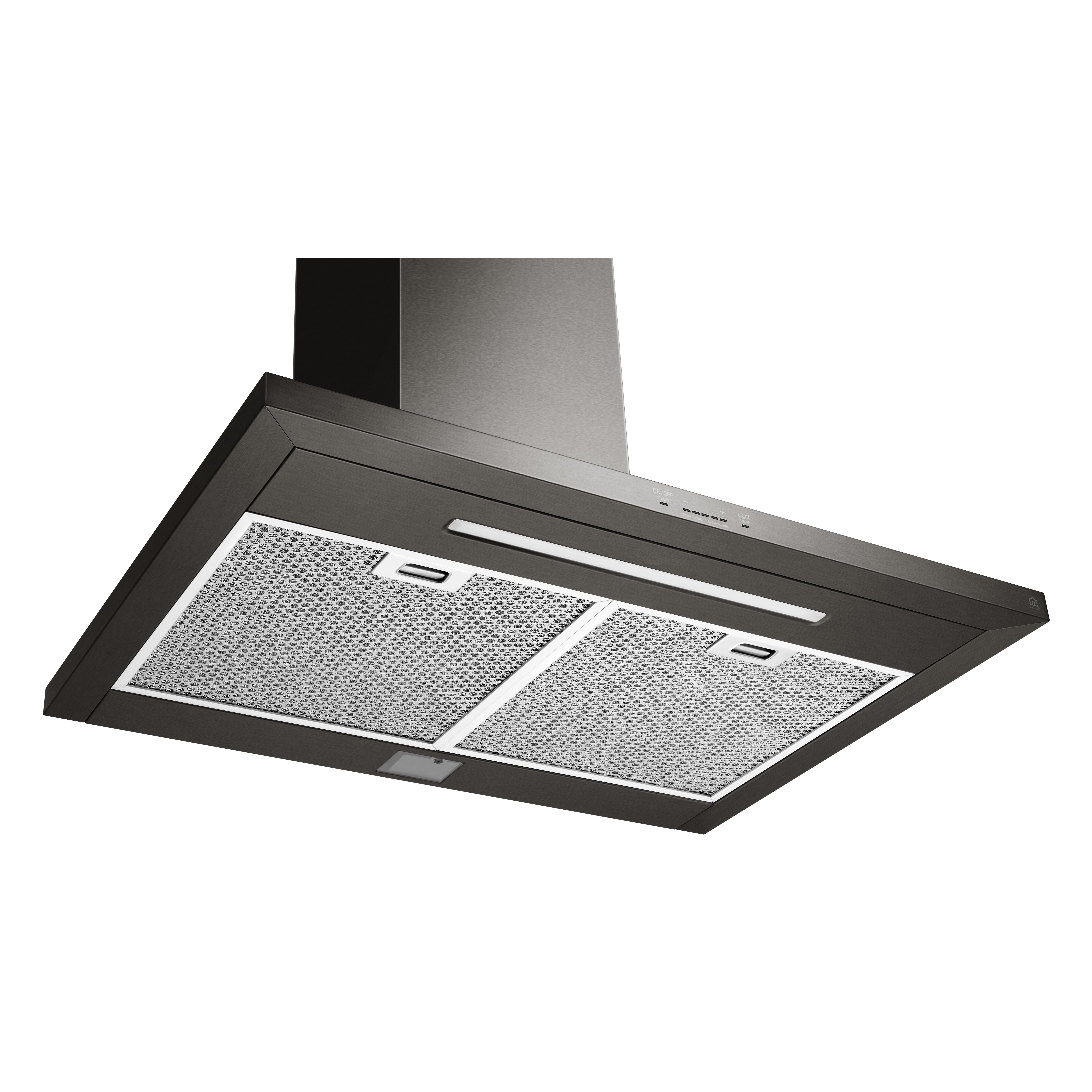 LG - 29.9 Inch 600 CFM Wall Mount and Chimney Range Vent in Black Stainless - LSHD3089BD