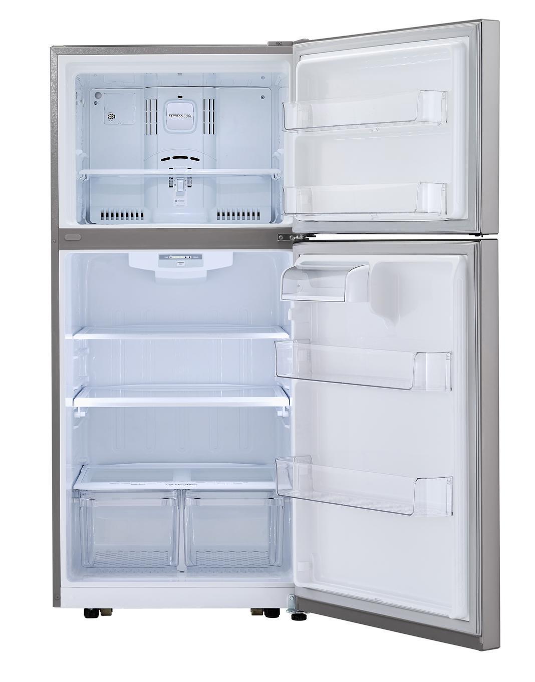 LG - 29.8 Inch 20.2 cu. ft Top Mount Refrigerator in Stainless - LTCS20020S