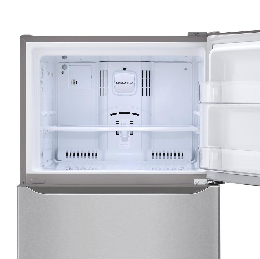 LG - 29.8 Inch 20.2 cu. ft Top Mount Refrigerator in Stainless - LTCS20020S