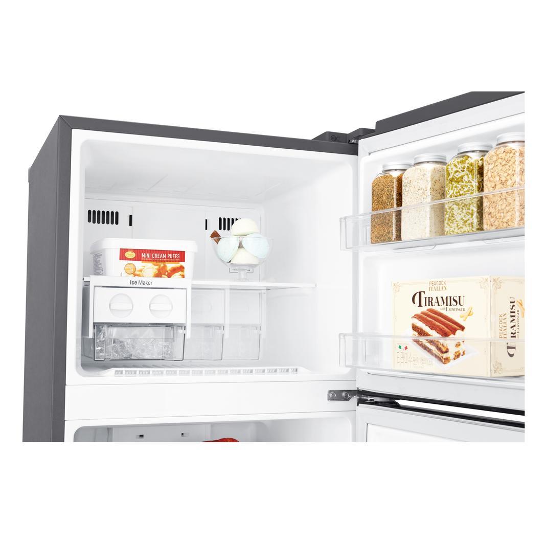 LG - 24 Inch 11.1 cu. ft Top Mount Refrigerator in Silver - LTNC11131V