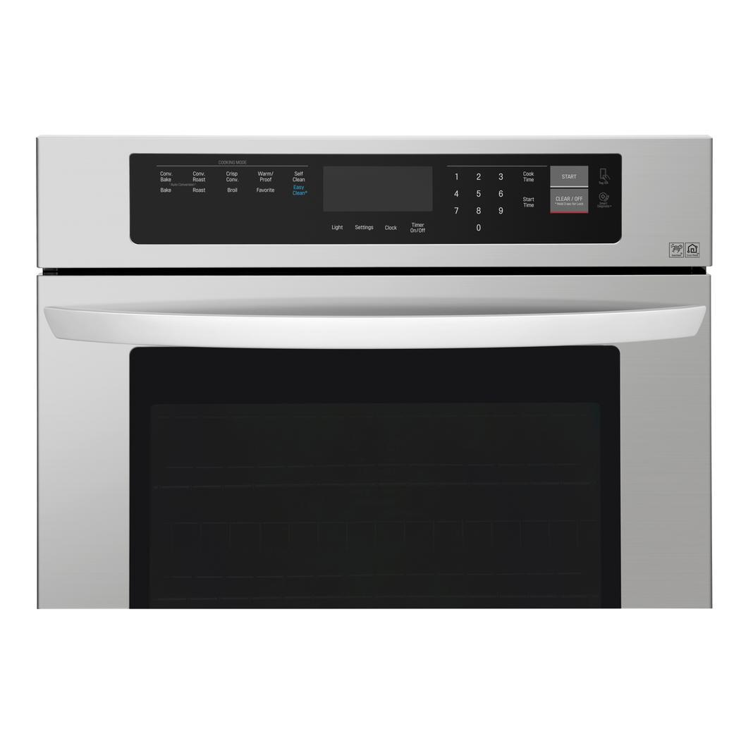 LG - 4.7 cu. ft Single Wall Oven in Stainless - LWS3063ST