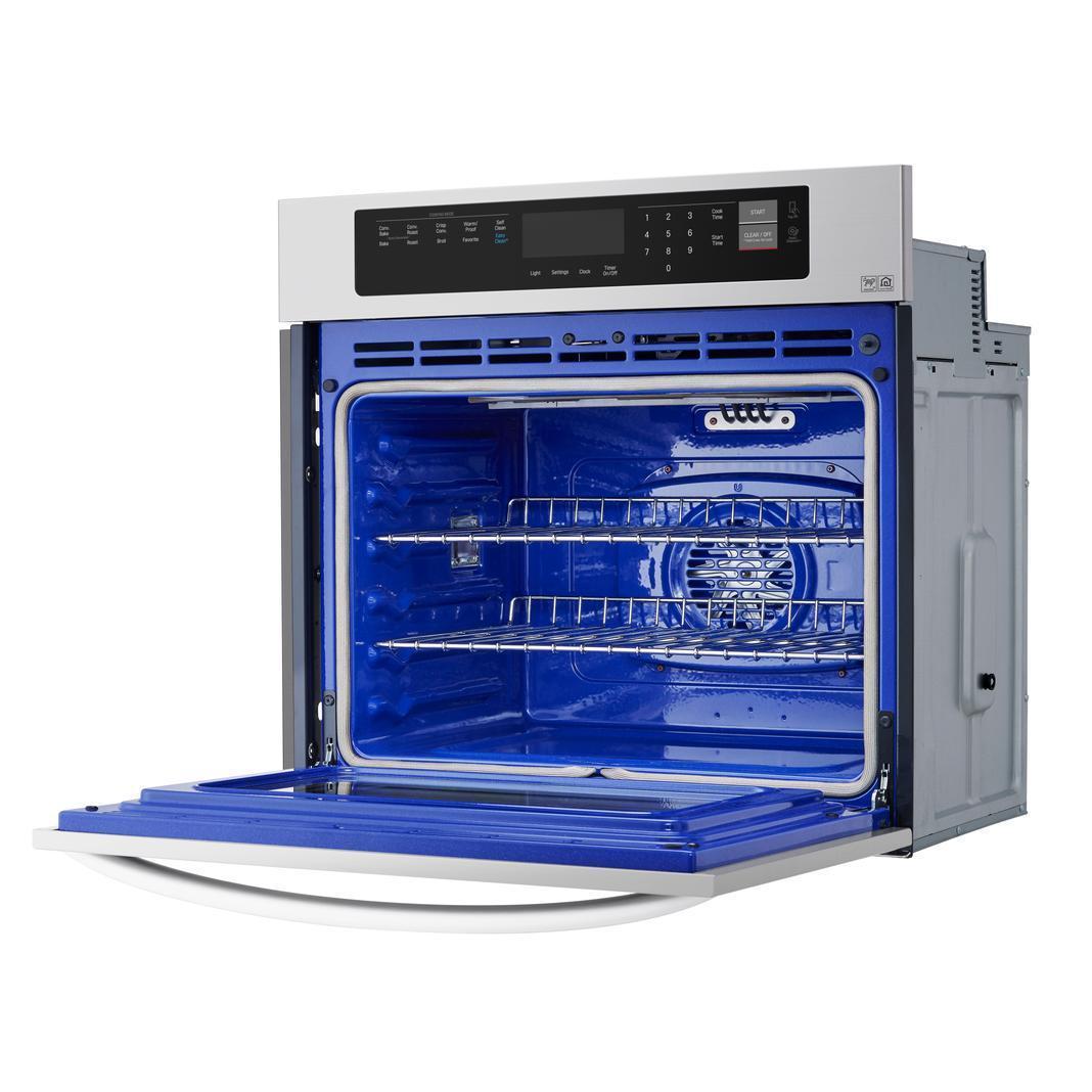 LG - 4.7 cu. ft Single Wall Oven in Stainless - LWS3063ST