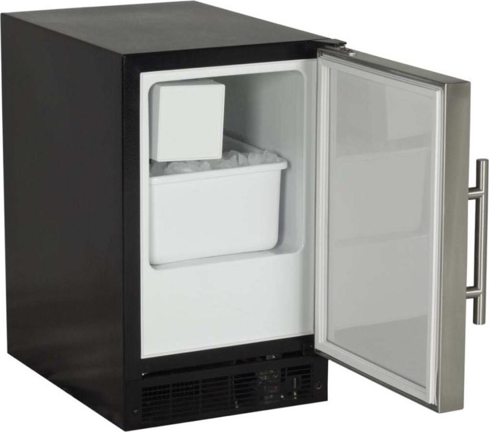 Marvel - 14.75 Inch Ice Maker in Black - MA15CRSCRB