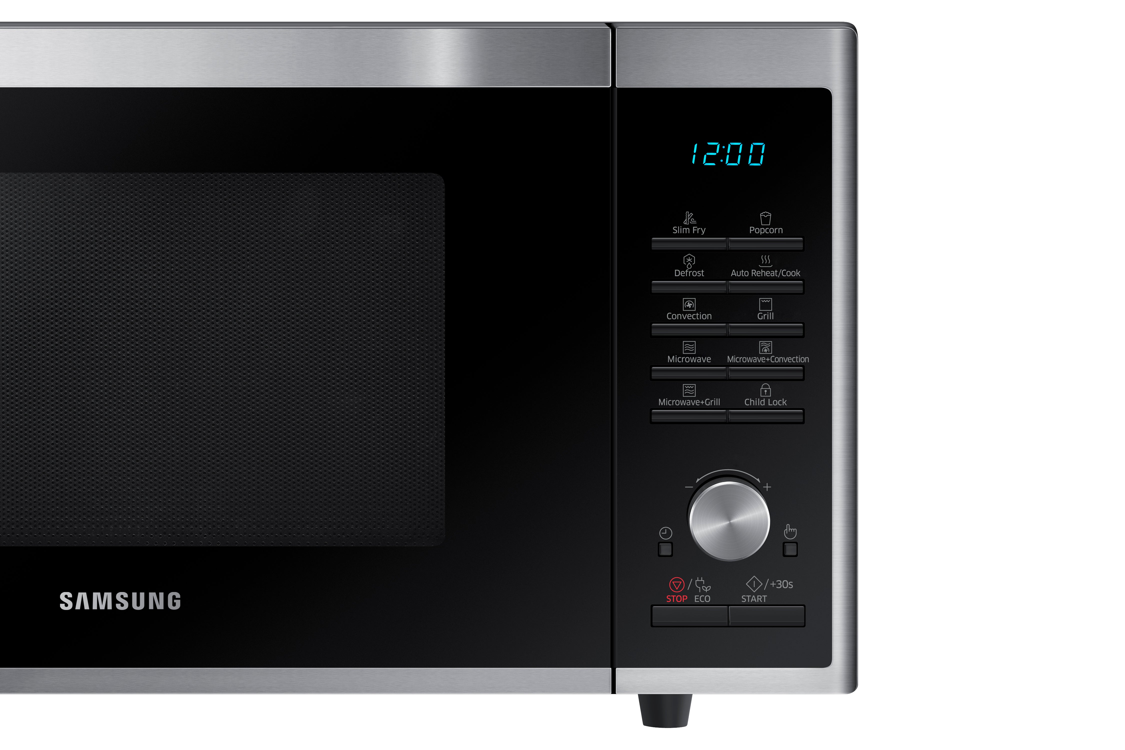 Samsung - 1.1 cu. Ft Counter top Microwave in Stainless - MC11J7033CT
