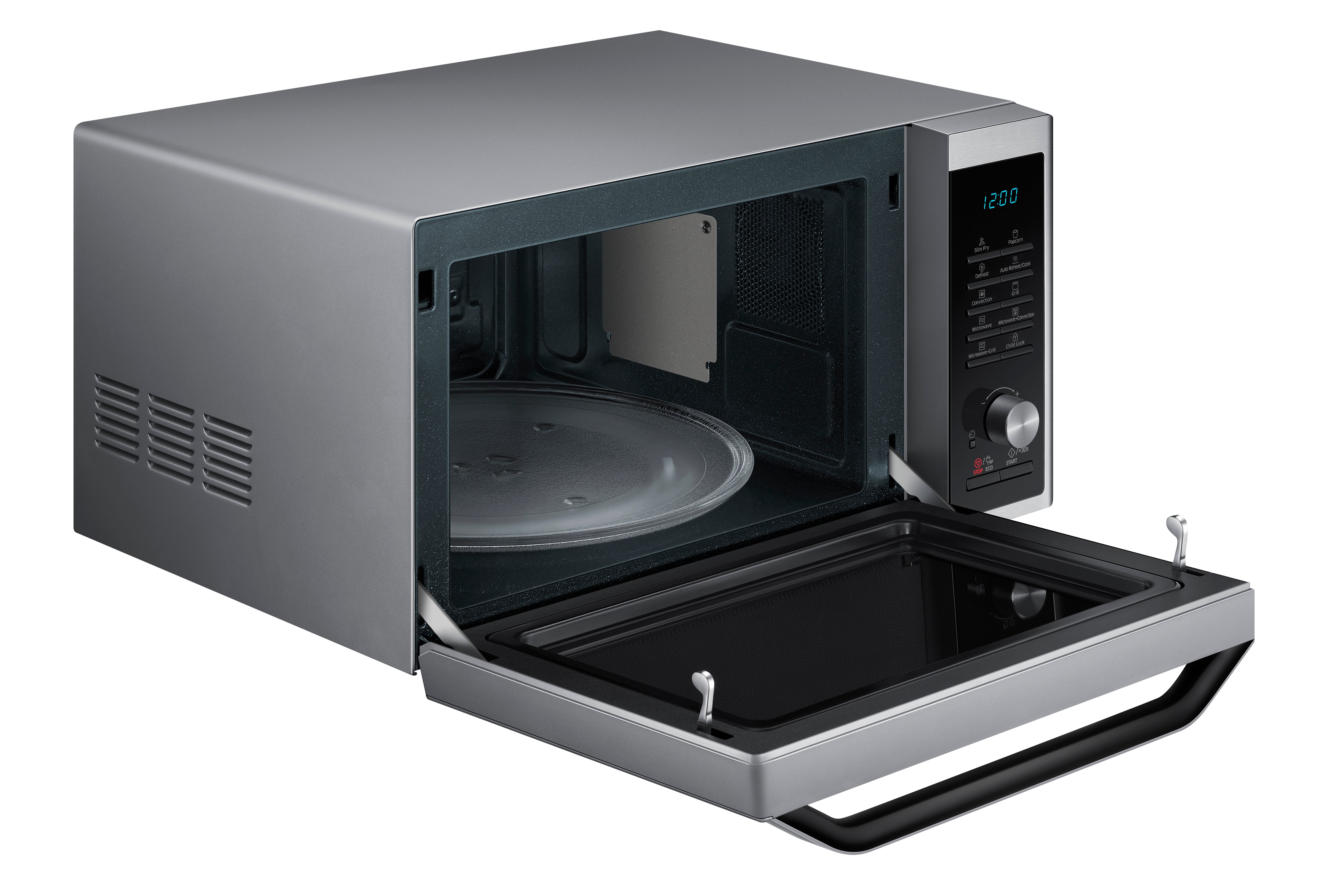 Samsung - 1.1 cu. Ft Counter top Microwave in Stainless - MC11J7033CT