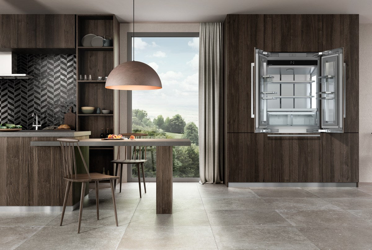 Liebherr - 35.6875 Inch 18 cu. ft Built In / Integrated French Door Refrigerator in Panel Ready - MCB3652