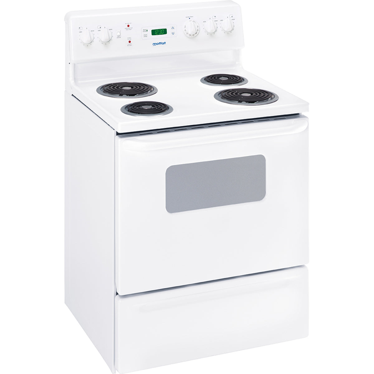 Moffat - 29.87 Inch 5 cu. ft Electric Range in White - MCBS525DNWW